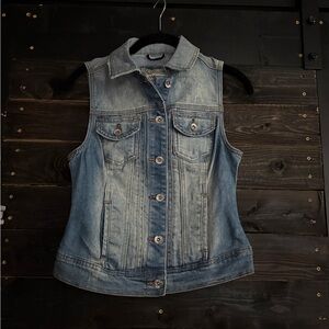 YMI Light Blue Denim Vest